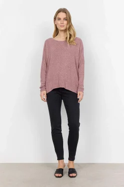 Toppe- Ultrablød jerseytop Rosameleret