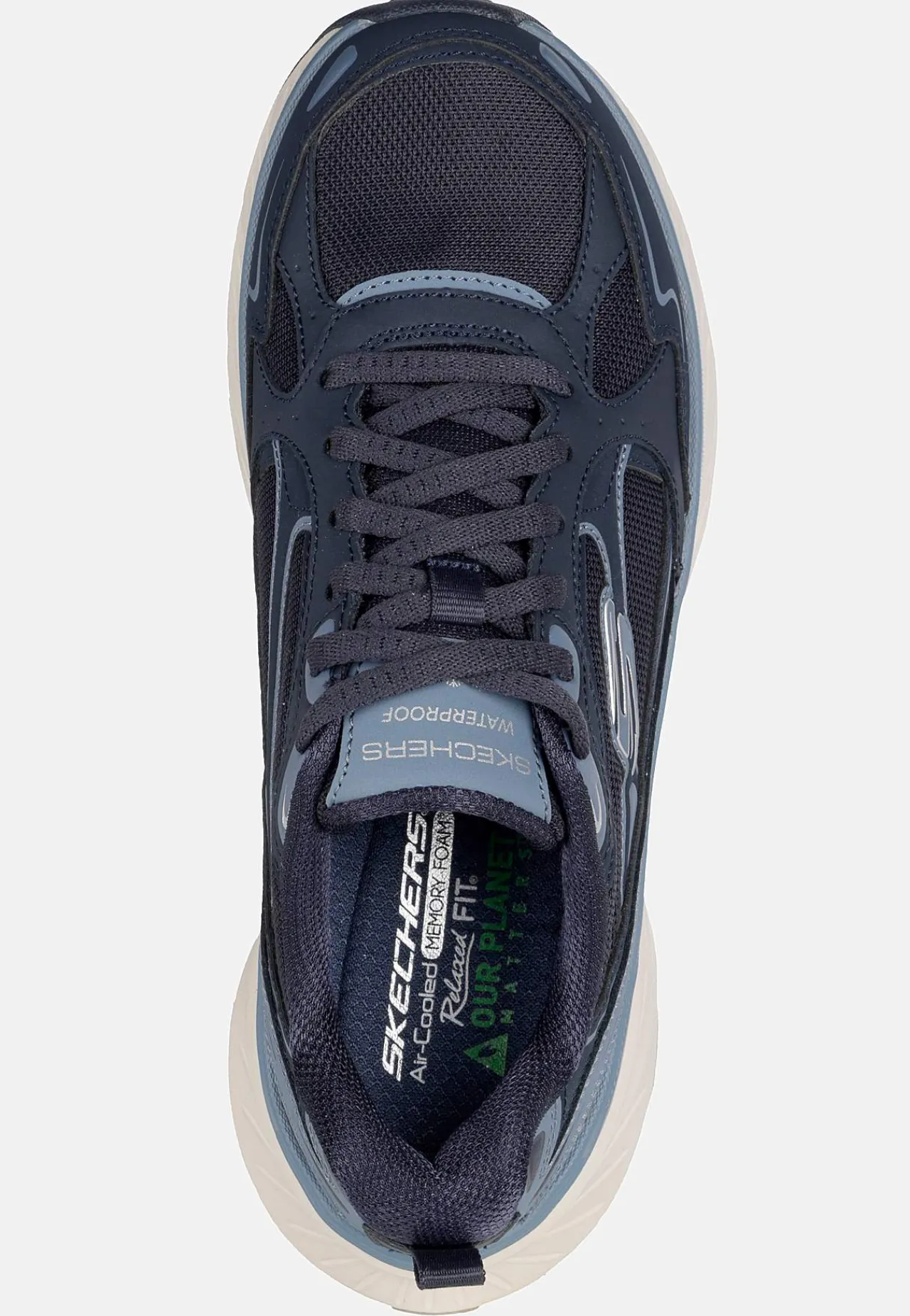 Sneakers-Skechers Vandtætte sneakers Edgeride Marine