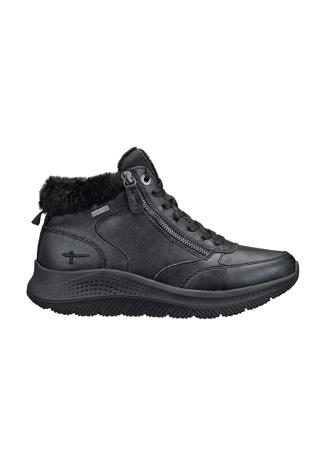 Bred Læst|Boots- Varmt foret ankelstøvle Comfort Sort