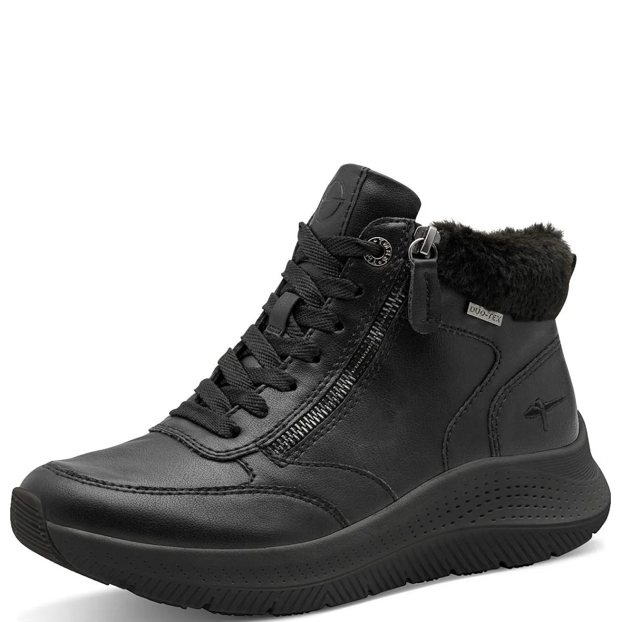 Bred Læst|Boots- Varmt foret ankelstøvle Comfort Sort