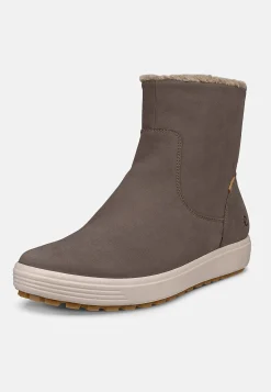 Lædersko|Boots- Varmt foret, vandtæt skindstøvle Soft 7 Tred Muldvarp