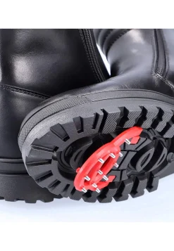 Lædersko|Boots-Rieker Vinterstøvle med udtrækkelige crampons | Cellbes