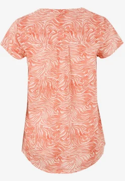 Bluser|Kortærmede-Soyaconcept Vævet, mønstret bomuldsbluse | Cellbes