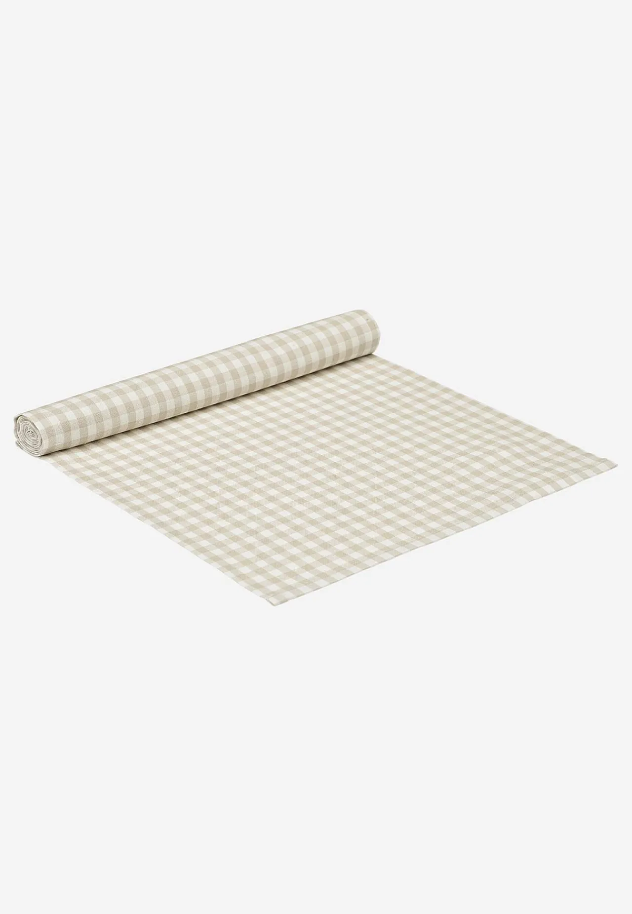 Duge-Cellbes of Sweden Vævet, ternet bordløber Beige / Offwhite / Ternet