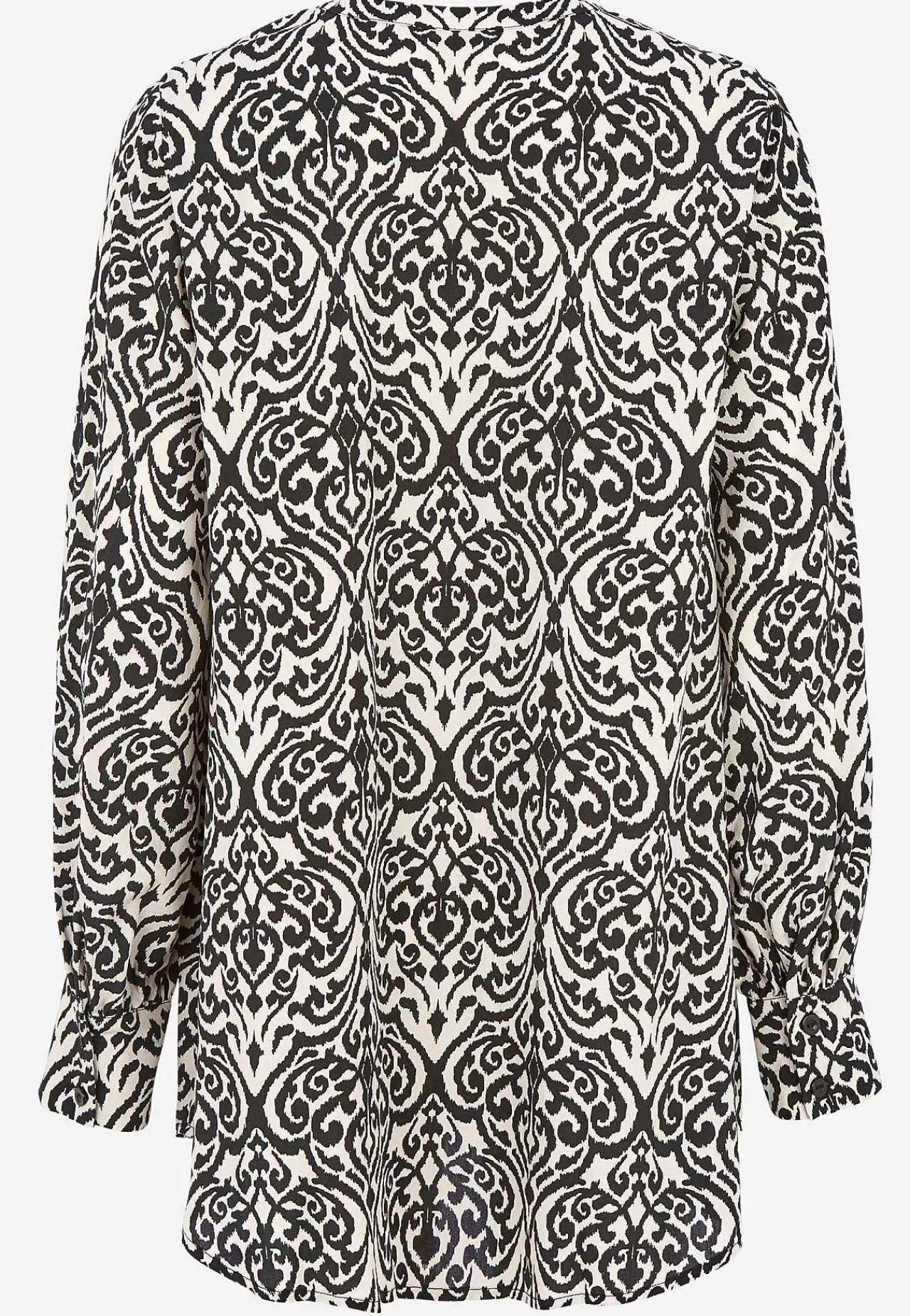 Mønstrede-Cellbes of Sweden Vævet tunika med knapper Beige / Sort / Mønstret